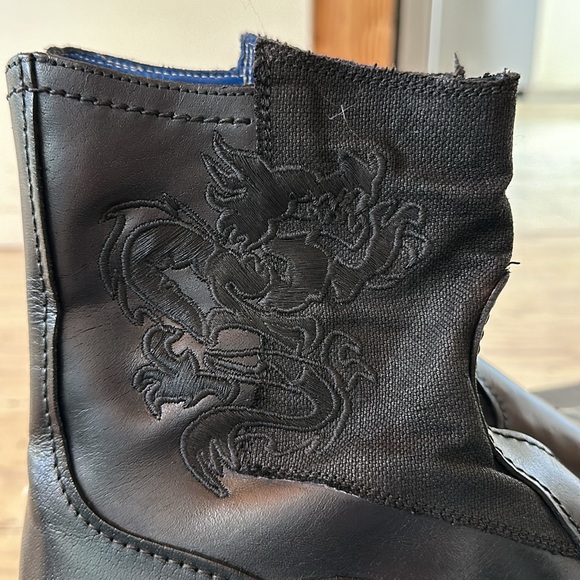 Mark Nason DESIGNER men’s dress boots VERY UNUSUAL Black 12 NEW in box - Picture 2 of 10